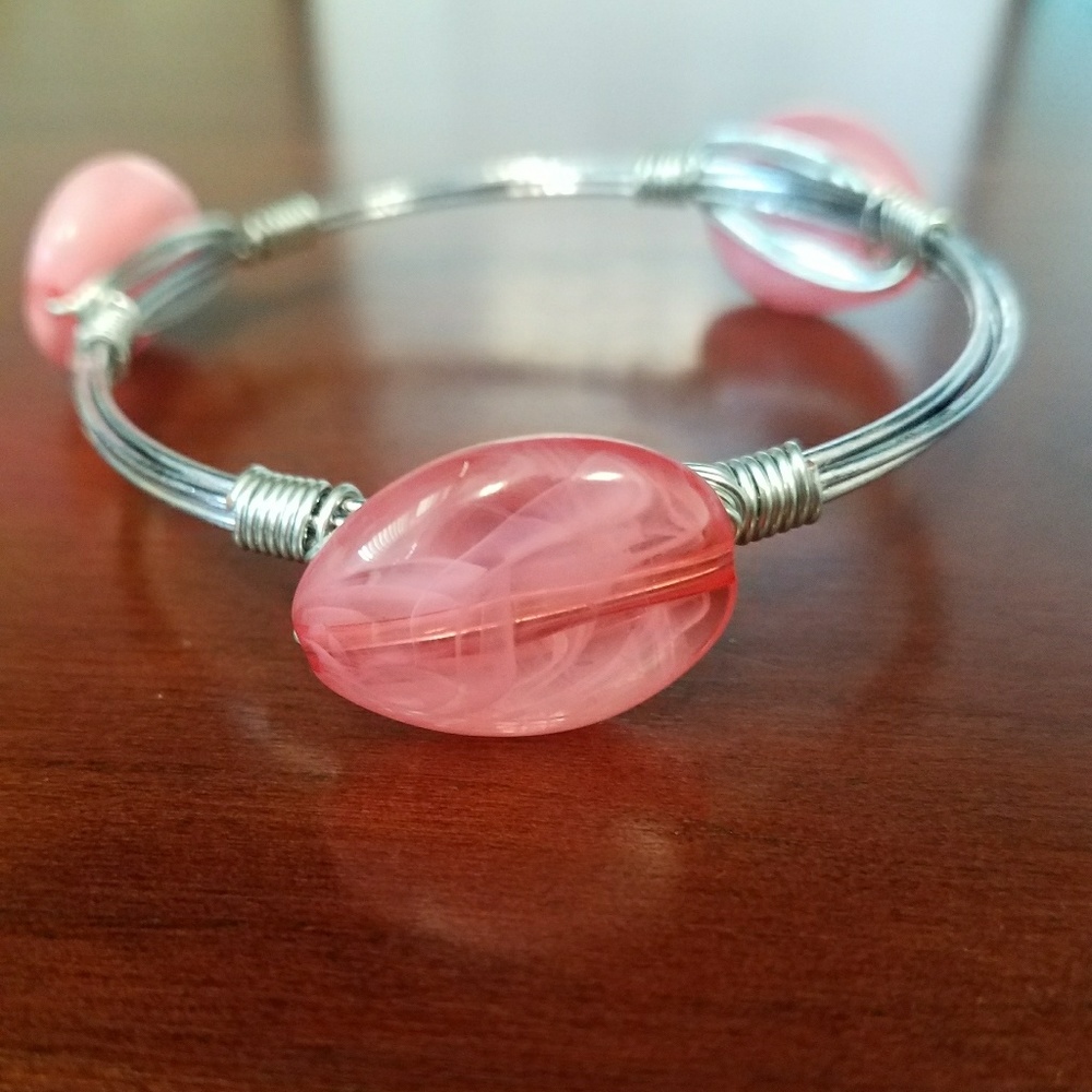 Razzle Dazzle Pink Banlge Bracelet